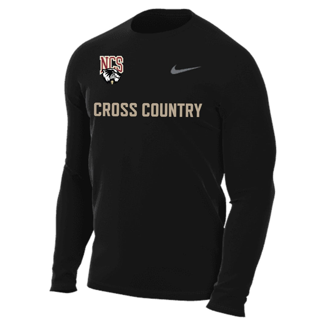 Nike Northlake Cross Country Men's Legend Long-Sleeve Shirt - Black NCS Cross Country - Third Coast Soccer