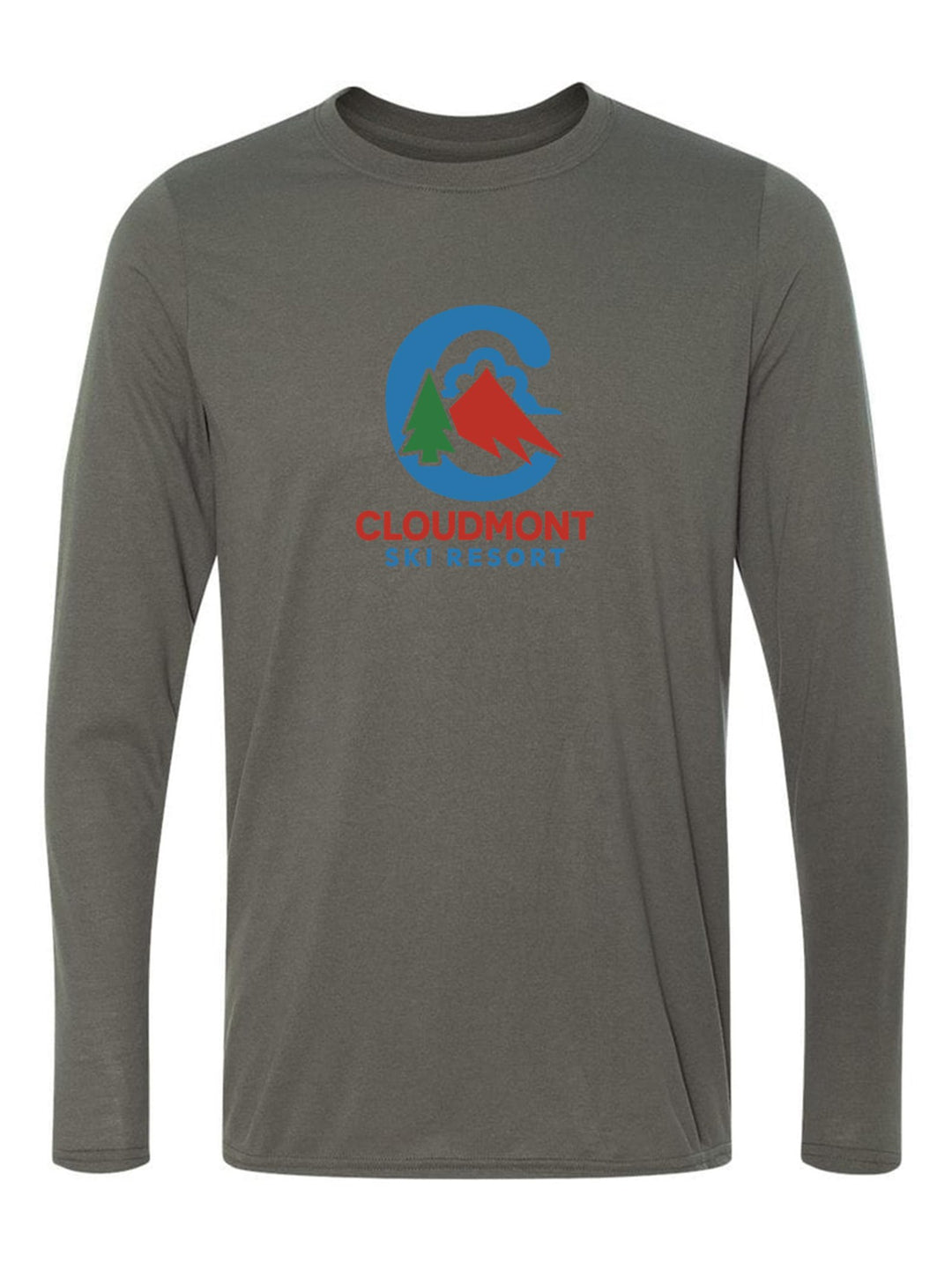 Cloudmont Ski Resort Long-Sleeve T-Shirt C CSR Charcoal Youth Small - Third Coast Soccer