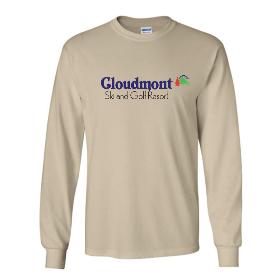 Cloudmont Ski & Golf Resort Long-Sleeve T-Shirt Cloudmont Ski & Golf Sand Youth Small - Third Coast Soccer