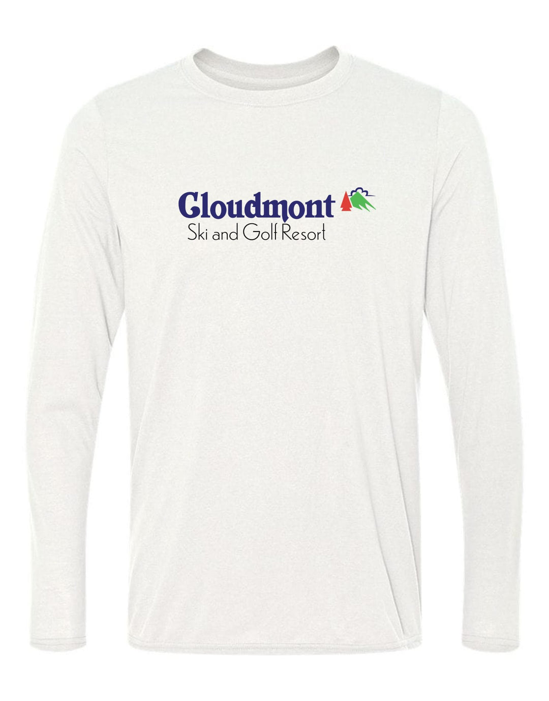 Cloudmont Ski & Golf Resort Long-Sleeve T-Shirt Cloudmont Ski & Golf White Youth Small - Third Coast Soccer