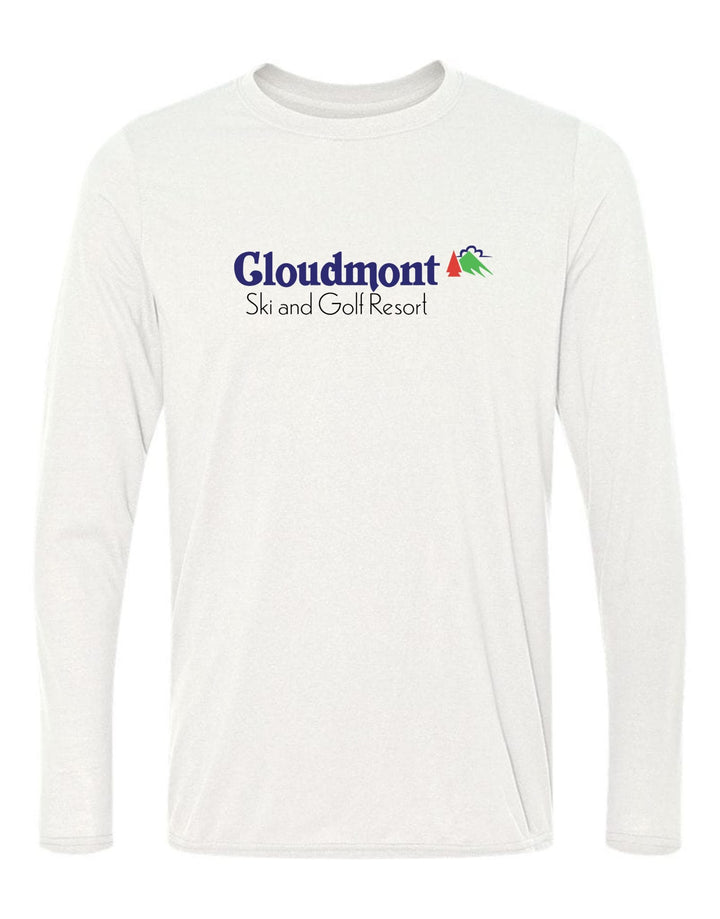 Cloudmont Ski & Golf Resort Long-Sleeve T-Shirt Cloudmont Ski & Golf White Youth Small - Third Coast Soccer