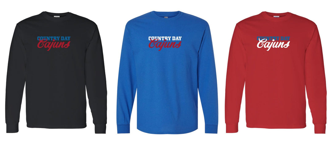 Country Day Wordmark Long-Sleeve T-Shirt
