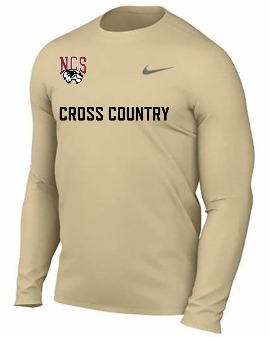 Nike Northlake Cross Country Men's Legend Long-Sleeve Shirt - Gold NCS Cross Country - Third Coast Soccer