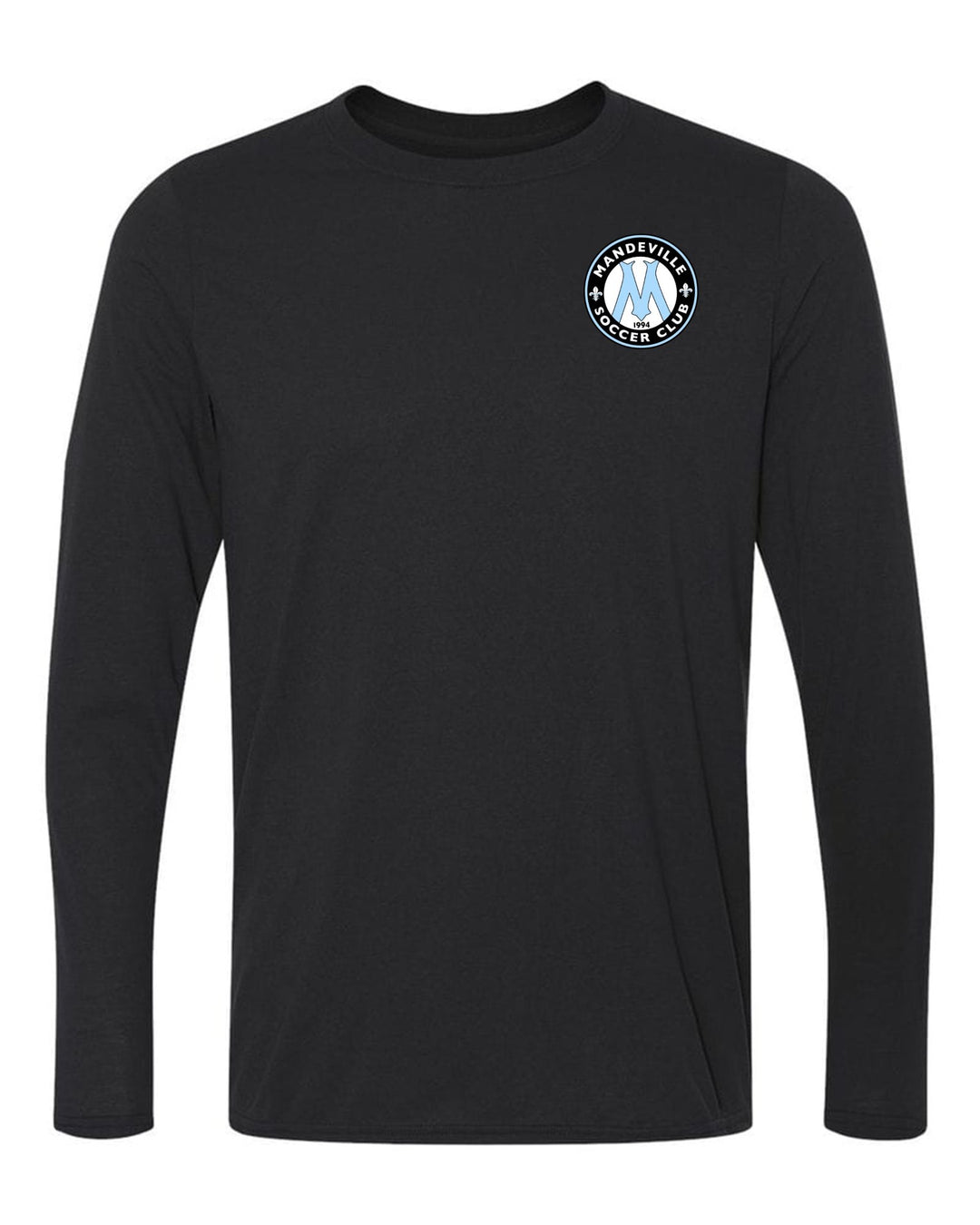 MSC Logo Long-Sleeve T-Shirt MSC Spiritwear Black Youth Small - Third Coast Soccer