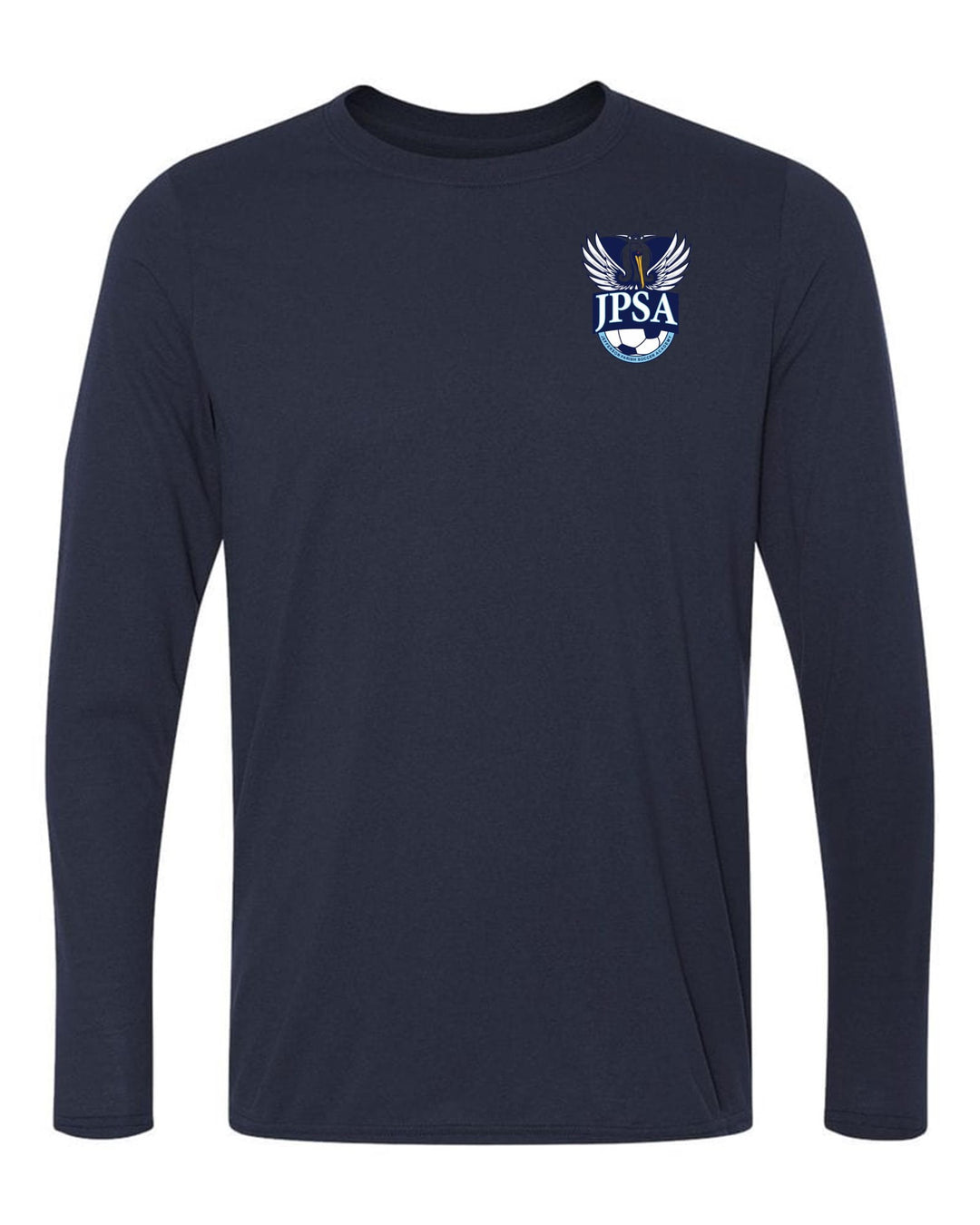JPSA Logo Long-Sleeve T-Shirt JPSA Spiritwear Navy Youth Small - Third Coast Soccer
