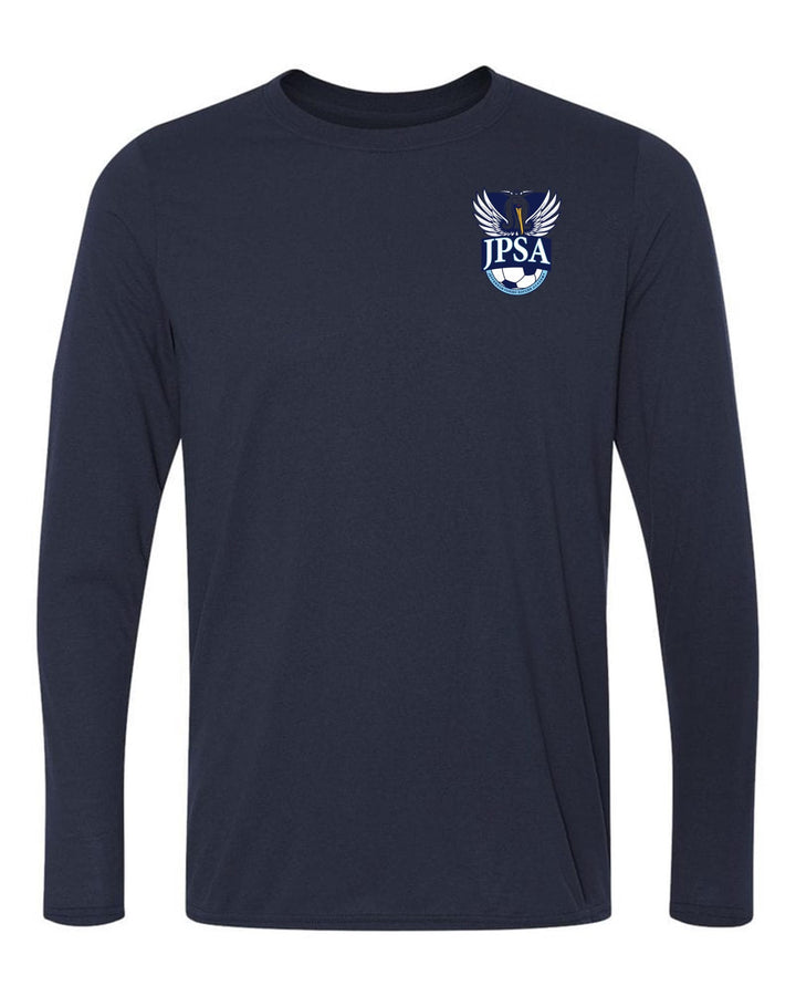 JPSA Logo Long-Sleeve T-Shirt JPSA Spiritwear Navy Youth Small - Third Coast Soccer