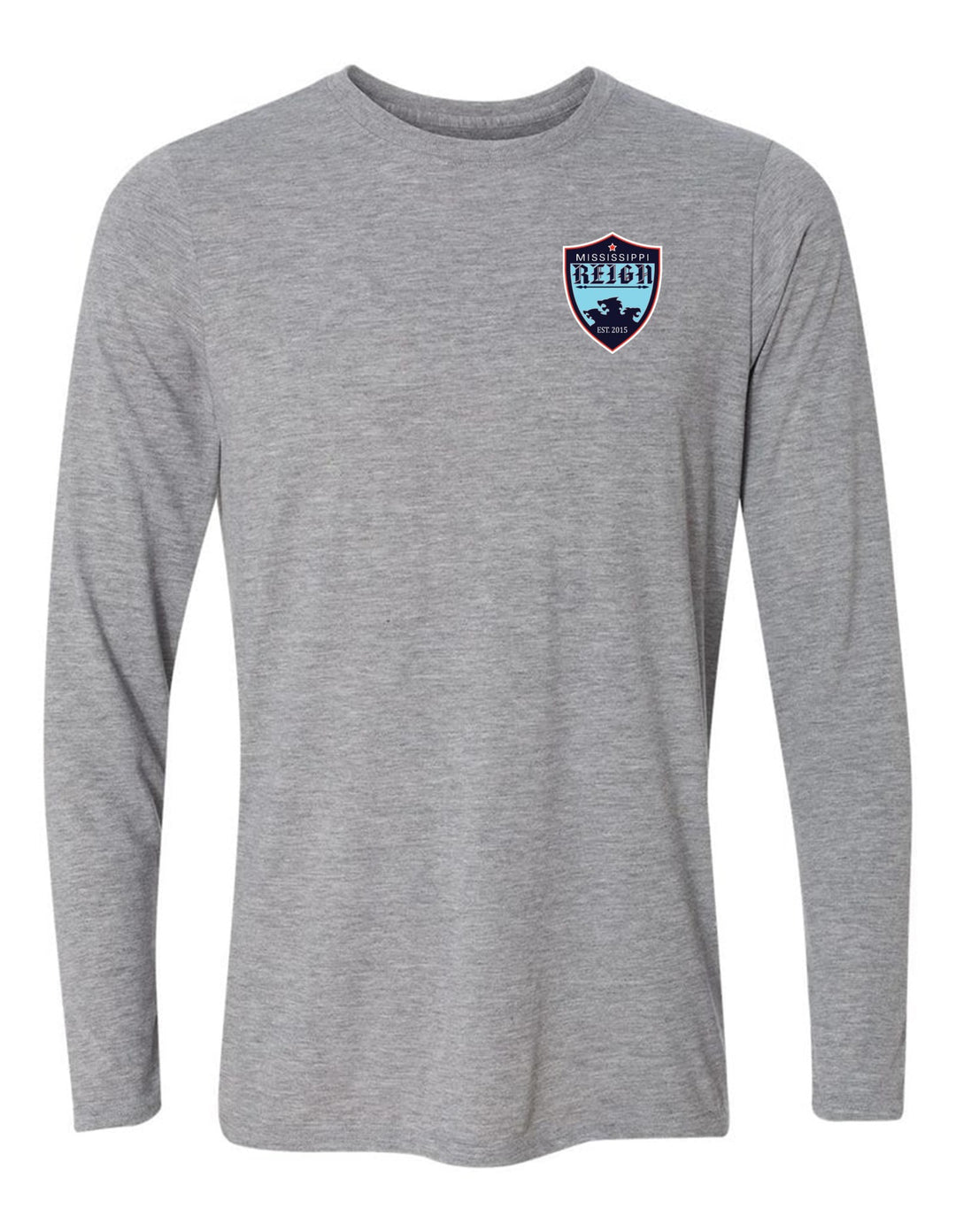 Mississippi Reign Long-Sleeve T-Shirt MS Reign Sport Grey Mens Small - Third Coast Soccer