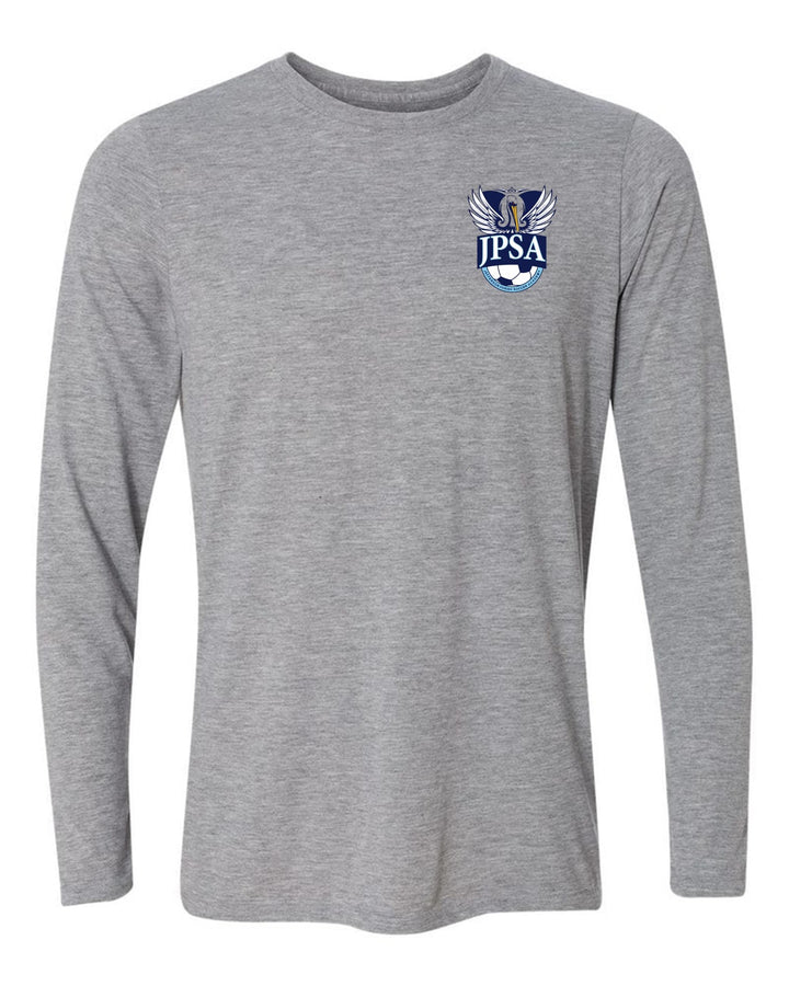 JPSA Logo Long-Sleeve T-Shirt JPSA Spiritwear Sport Grey Youth Small - Third Coast Soccer