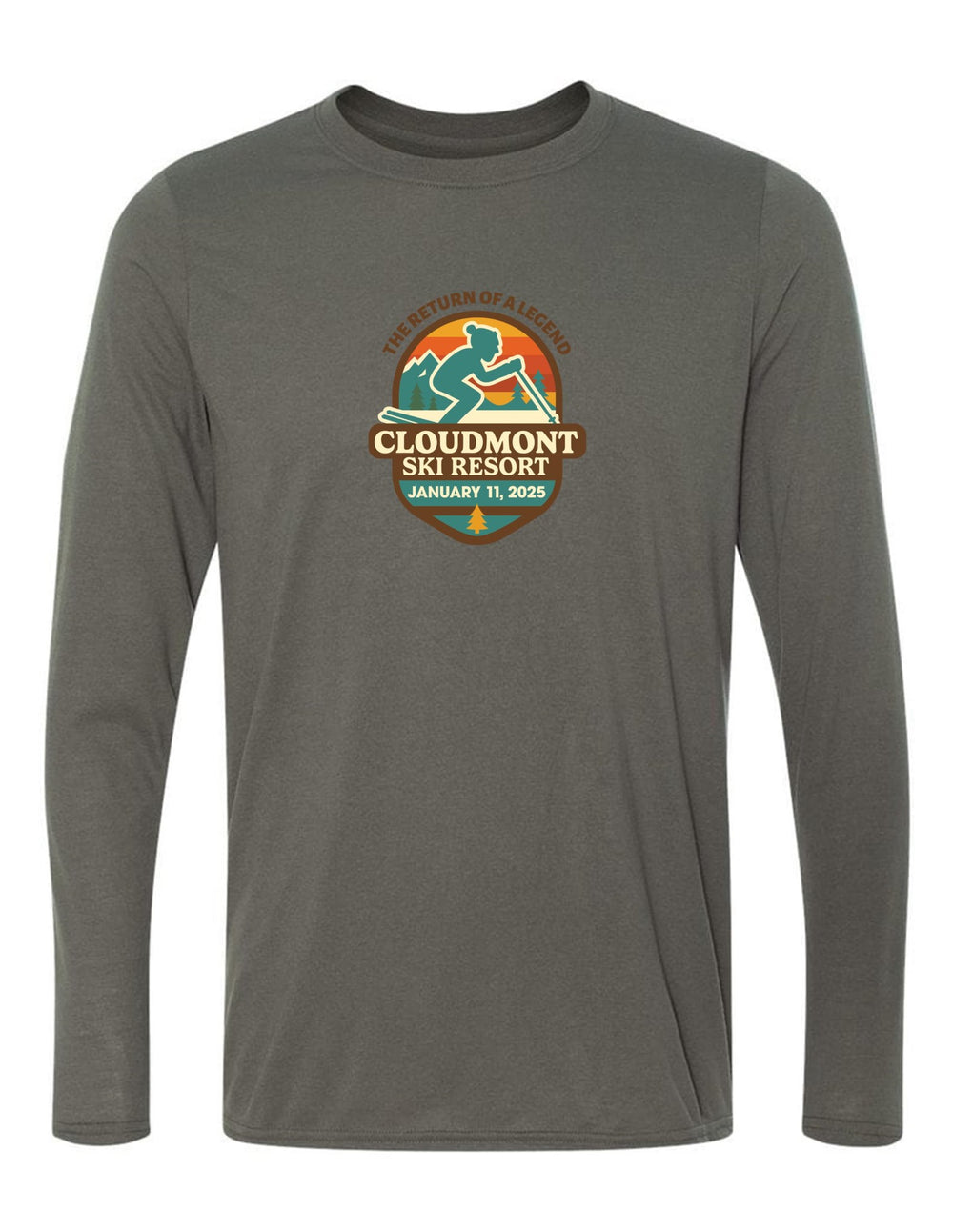 The Return of a Legend Long-Sleeve T-Shirt Return of a Legend Charcoal Youth Small - Third Coast Soccer
