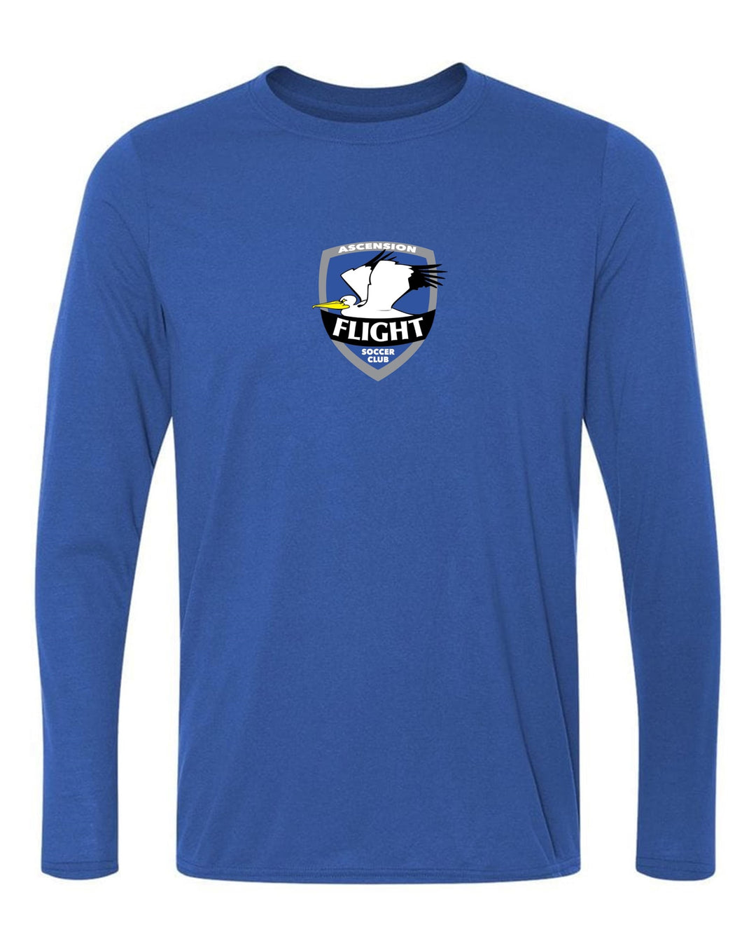 AFSC Long-Sleeve Shield T-Shirt AFSC Spiritwear Royal Youth XSmall - Third Coast Soccer