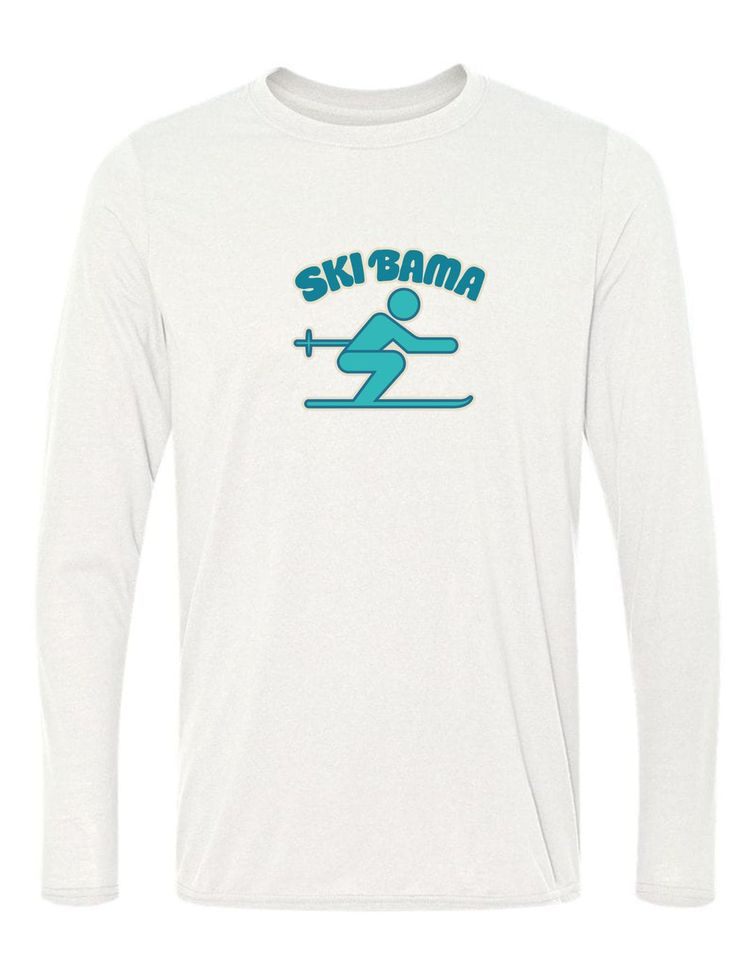Ski Bama Long-Sleeve T-Shirt Ski Bama 5 White Youth Small - Third Coast Soccer