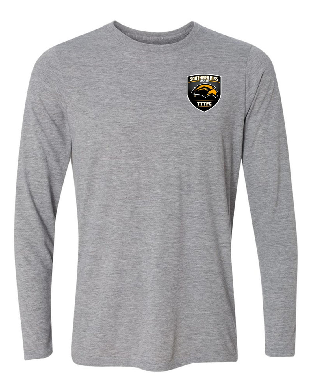 Southern Miss Long-Sleeve T-Shirt Southern Miss Sport Grey Mens Small - Third Coast Soccer