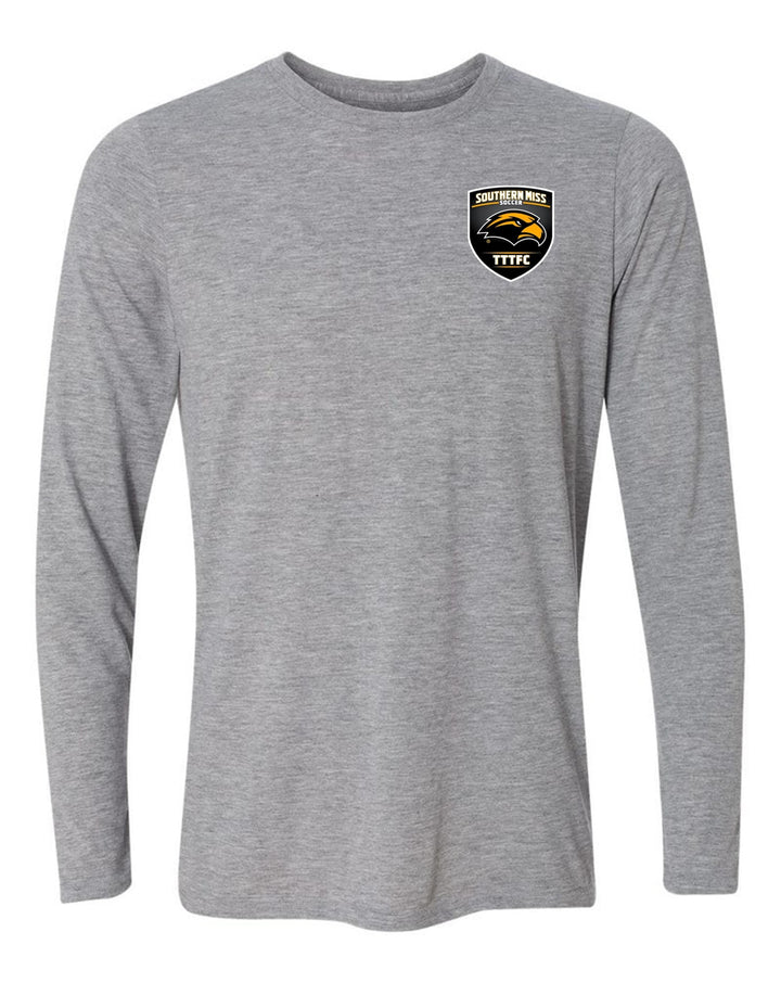 Southern Miss Long-Sleeve T-Shirt Southern Miss Sport Grey Mens Small - Third Coast Soccer