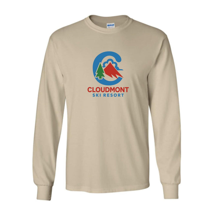 Cloudmont Ski Resort Long-Sleeve T-Shirt C CSR Sand Youth Small - Third Coast Soccer