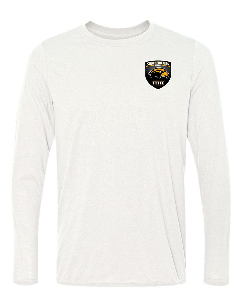 Southern Miss Long-Sleeve T-Shirt Southern Miss White Mens Small - Third Coast Soccer