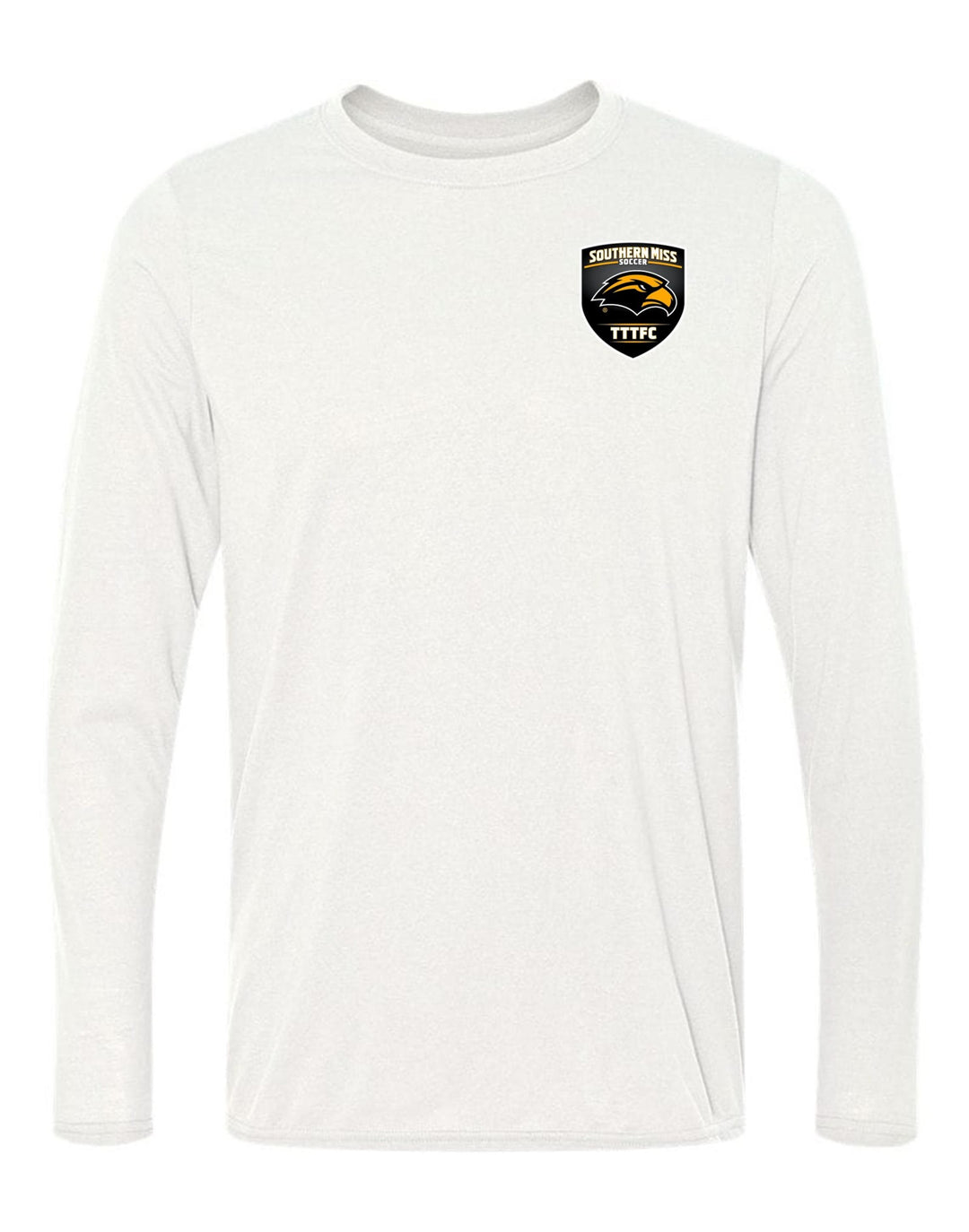 Southern Miss Long-Sleeve T-Shirt Southern Miss White Mens Small - Third Coast Soccer