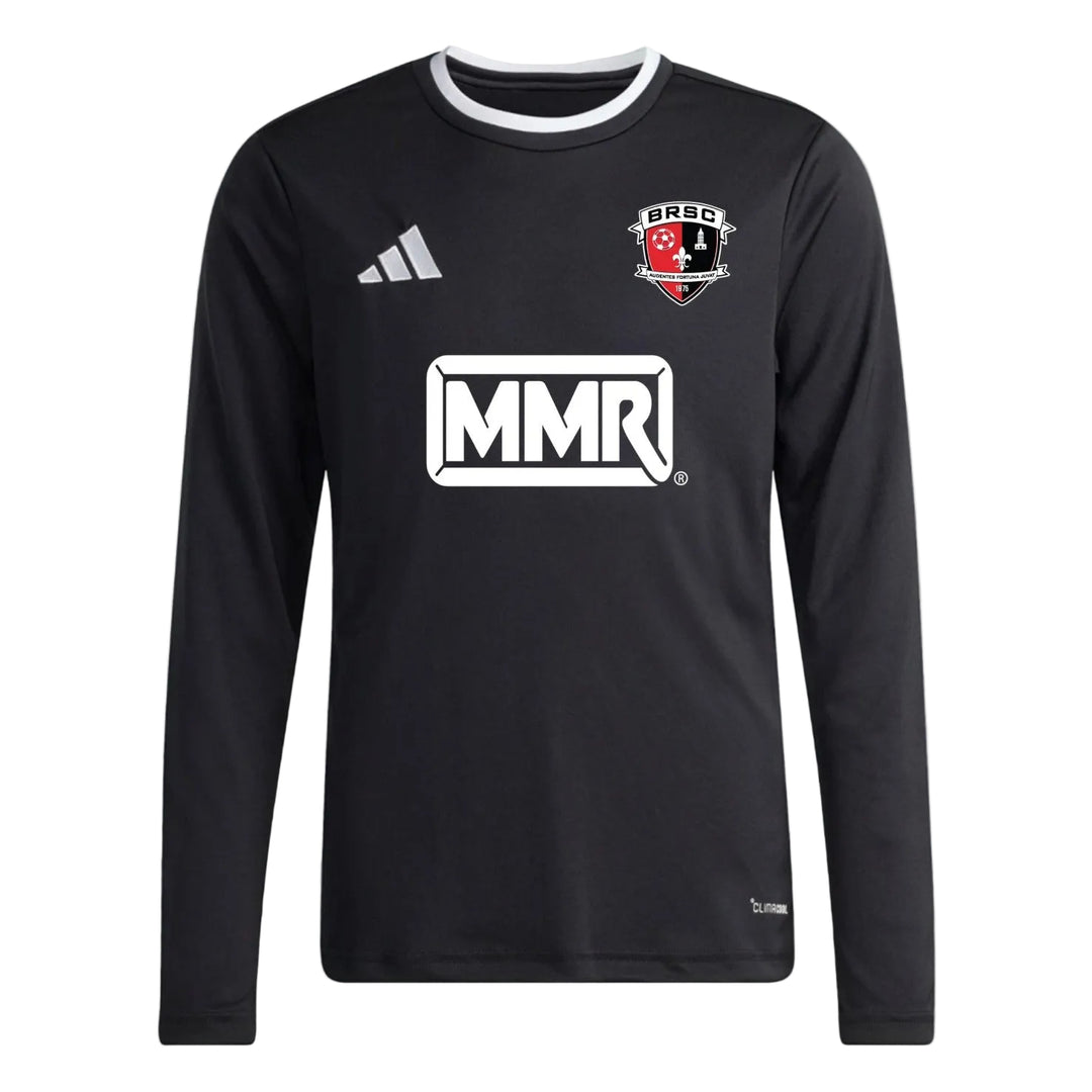 adidas BRSC Youth Entrada 26 LS Goalkeeper Jersey - Black/White BRSC 2024-2026 - Third Coast Soccer