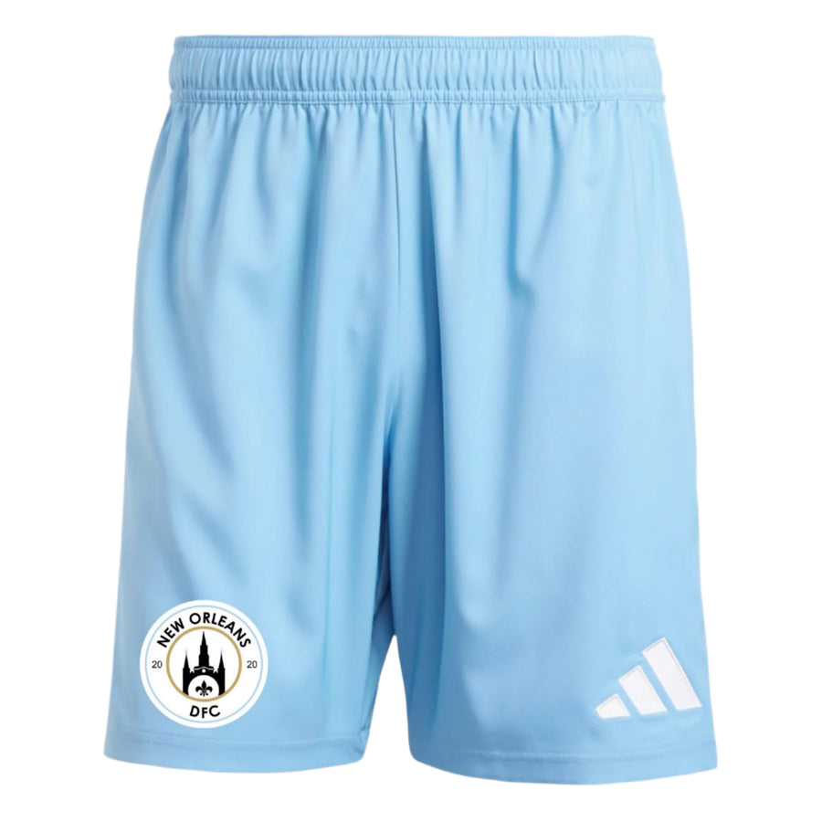 adidas New Orleans DFC Youth Tastigo 25 Short - Light Blue NODFC 25-27 - Third Coast Soccer