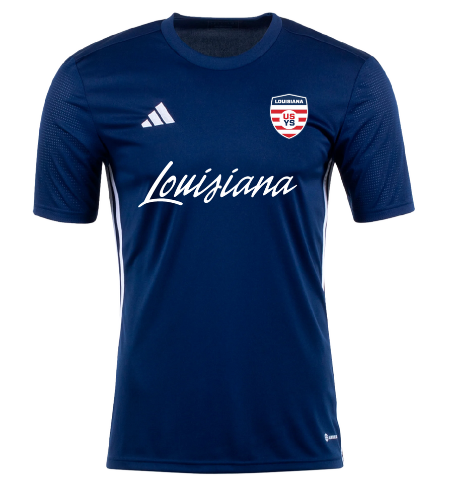 adidas Louisiana Select Men's Tabela 23 Training Jersey - Navy Louisiana ODP 25 Sngl - Third Coast Soccer