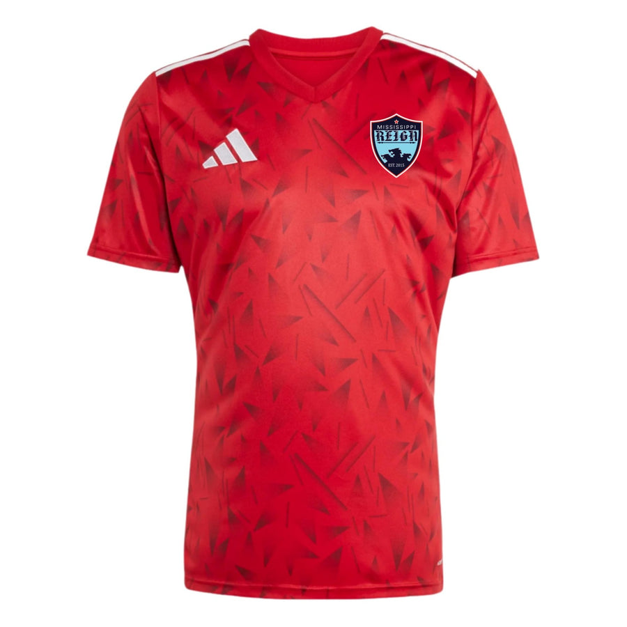 adidas Mississippi Reign Youth Team Icon 25 Jersey - Red Mississippi Reign 26 - Third Coast Soccer