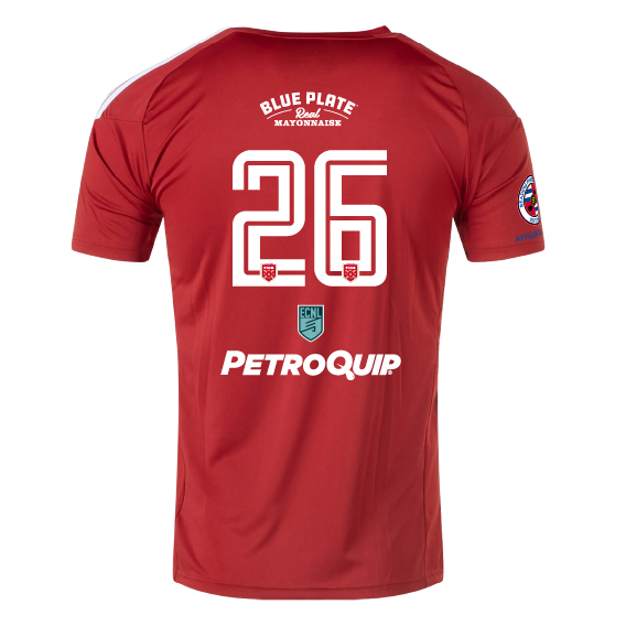 adidas Louisiana Fire Youth Tiro 26 League Jersey - Red Louisiana Fire 2026-2028 - Third Coast Soccer