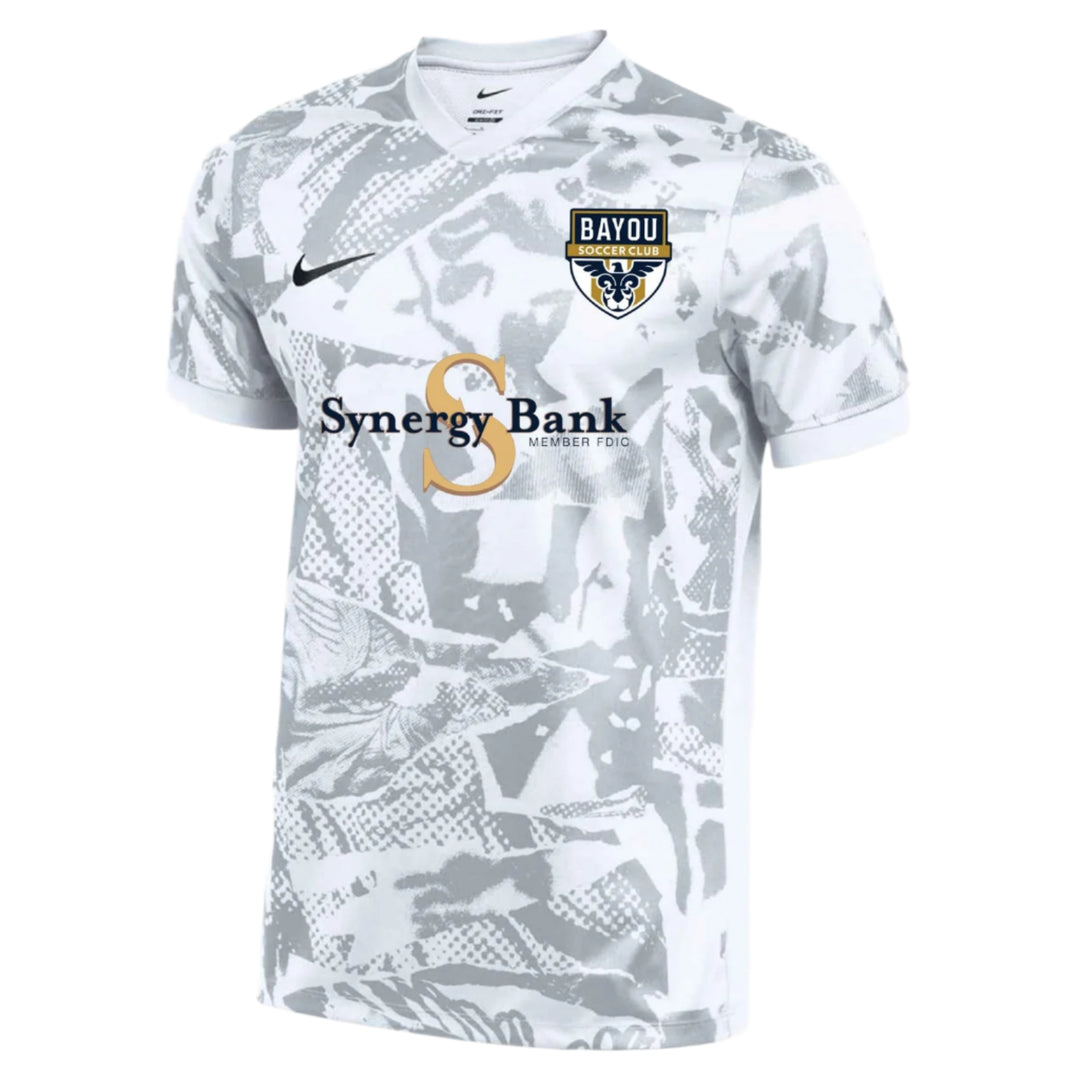 Nike Men's BSC Precision VII Jersey - White Bayou Soccer Club 25-27 - Third Coast Soccer