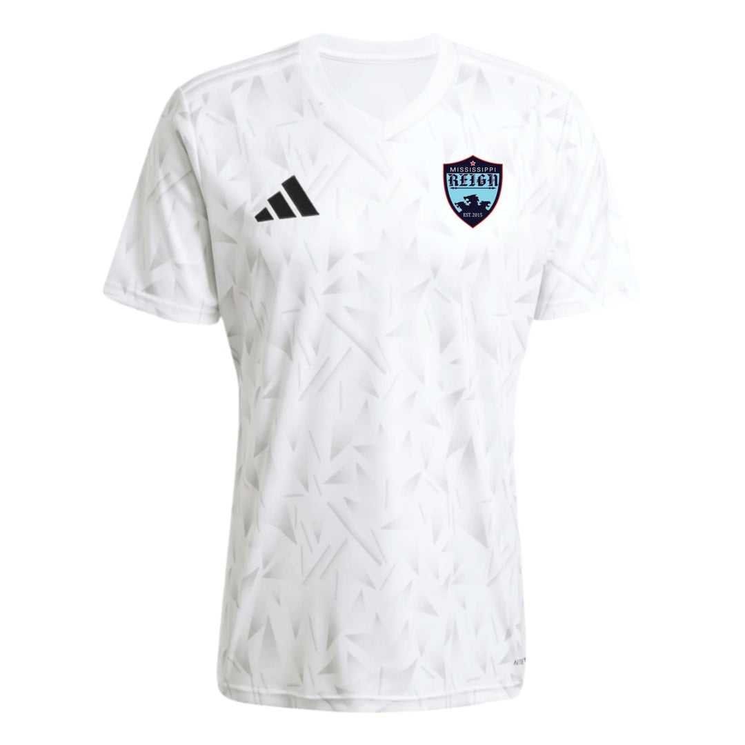 adidas Mississippi Reign Youth Team Icon 25 Jersey - White Mississippi Reign 26 - Third Coast Soccer
