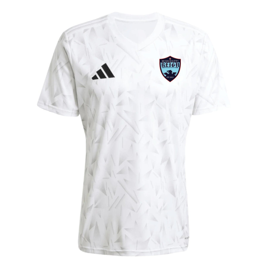 adidas Mississippi Reign Youth Team Icon 25 Jersey - White Mississippi Reign 26 - Third Coast Soccer