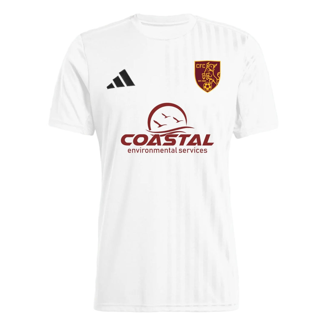 adidas Covington FC Youth Campeon 25 Jersey - White CFC 26-28 - Third Coast Soccer
