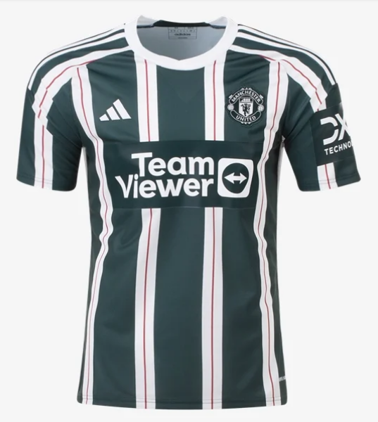 adidas Manchester United Away Jersey 23/24 Club Replica   - Third Coast Soccer