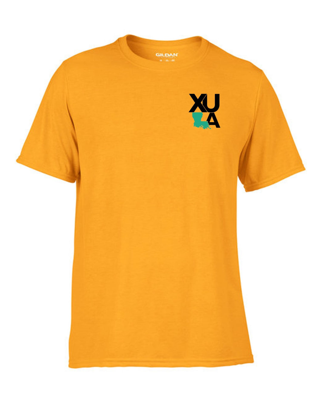 Xavier University Short-Sleeve Performance Shirt Xavier University Gold Mens Small - Third Coast Soccer