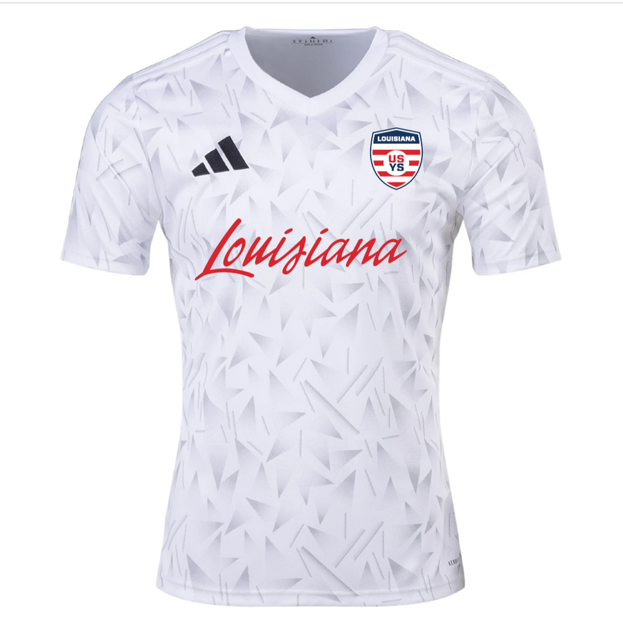 adidas Louisiana Select Men's Team Icon 25 Jersey - White Louisiana ODP 25 Sngl - Third Coast Soccer