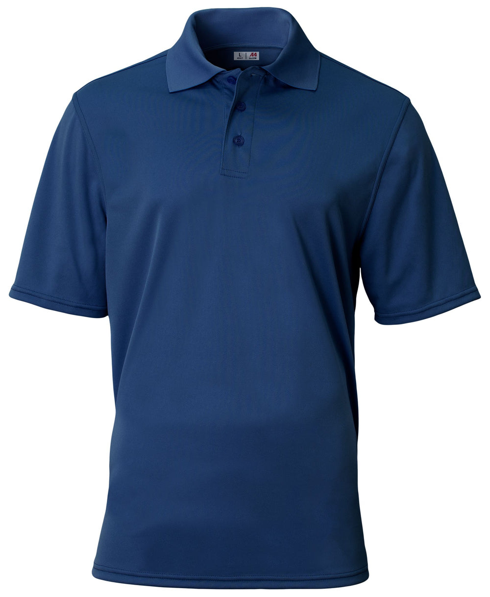 A4 Essential Polo Polos Navy Mens Small - Third Coast Soccer