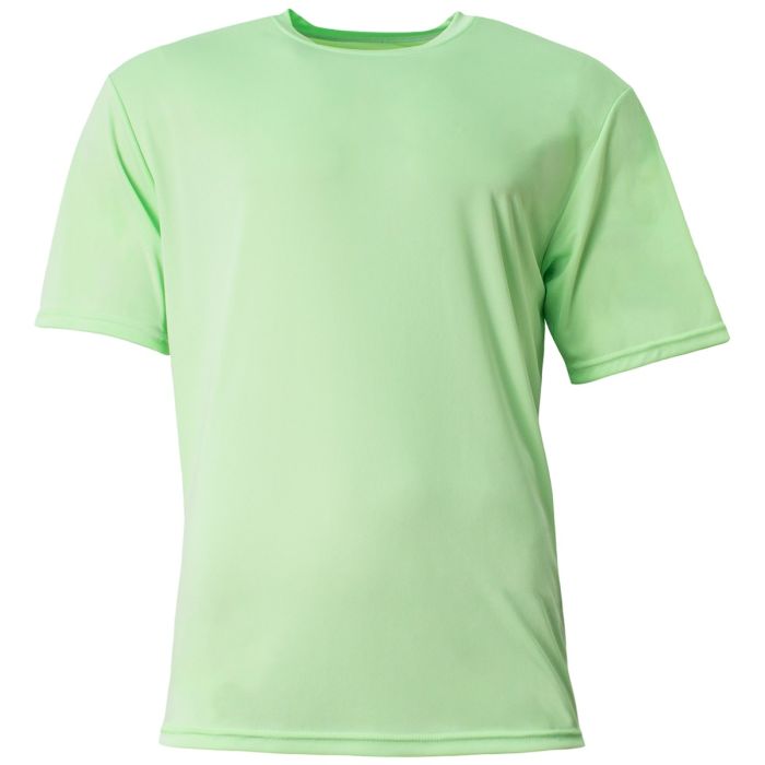 A4 Youth Cooling Performance Crew Training Jersey Light Lime Youth XSmall - Third Coast Soccer