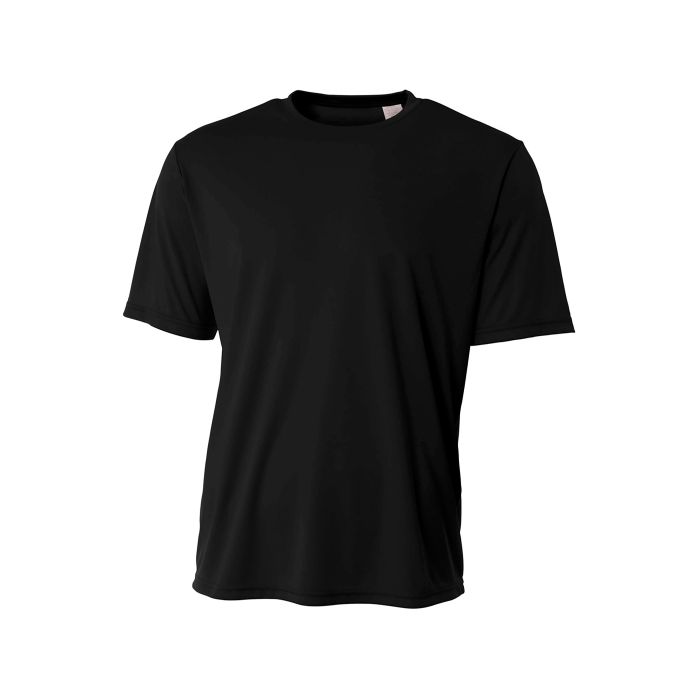 A4 Sprint Performance Tee Jerseys Black Mens XSmall - Third Coast Soccer