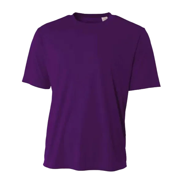 A4 Sprint Performance Tee Jerseys Purple Mens XSmall - Third Coast Soccer