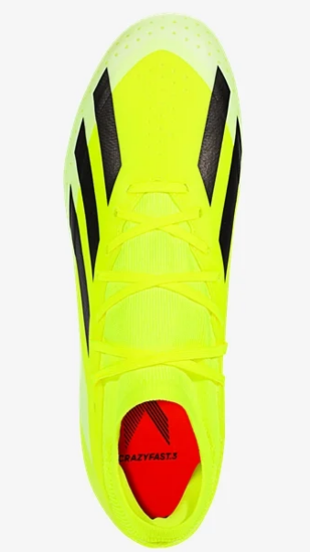 adidas X CrazyFast League FG - Solar Yellow/Black/White Mens Footwear   - Third Coast Soccer