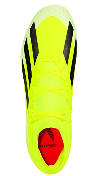 adidas X CrazyFast League FG - Solar Yellow/Black/White Mens Footwear   - Third Coast Soccer