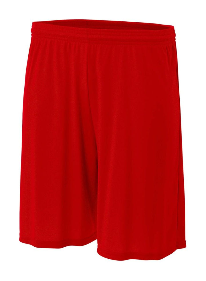 A4 7" Cooling Performance Short Shorts Scarlet Mens Small - Third Coast Soccer