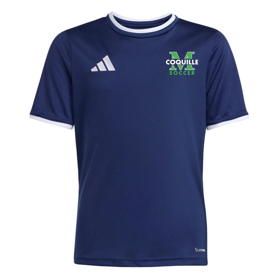 adidas Coquille Recreational Youth Entrada 26 Jersey - Navy Coquille Soccer - Third Coast Soccer