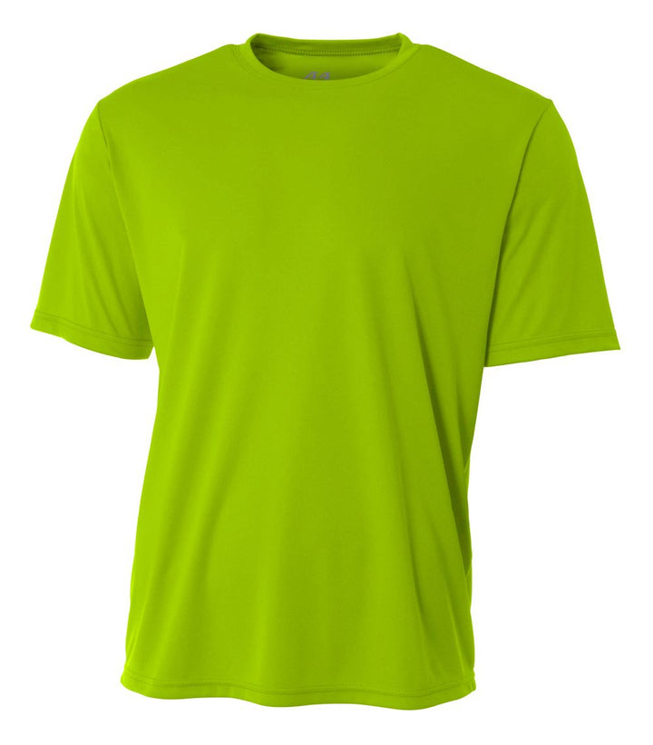 A4 Youth Cooling Performance Crew Training Jersey Lime Youth Small - Third Coast Soccer