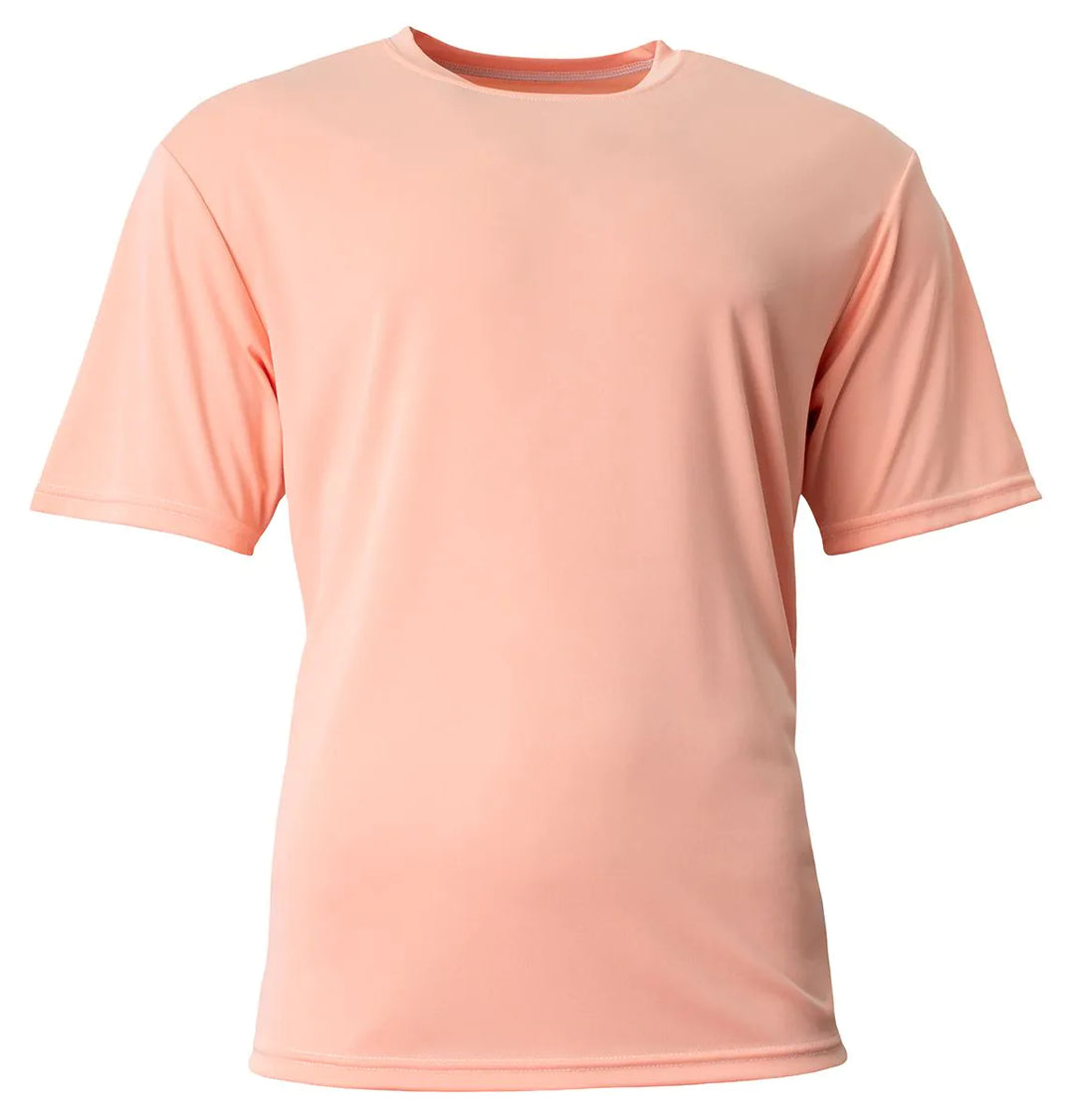 A4 Youth Cooling Performance Crew Training Jersey Salmon Youth XSmall - Third Coast Soccer