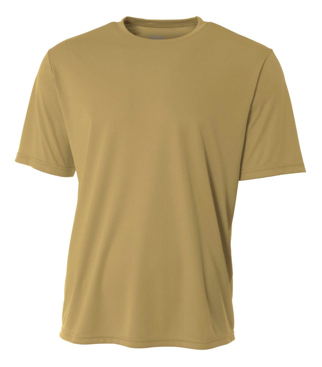 A4 Cooling Performance Crew Training Jersey Vegas Gold Mens Small - Third Coast Soccer