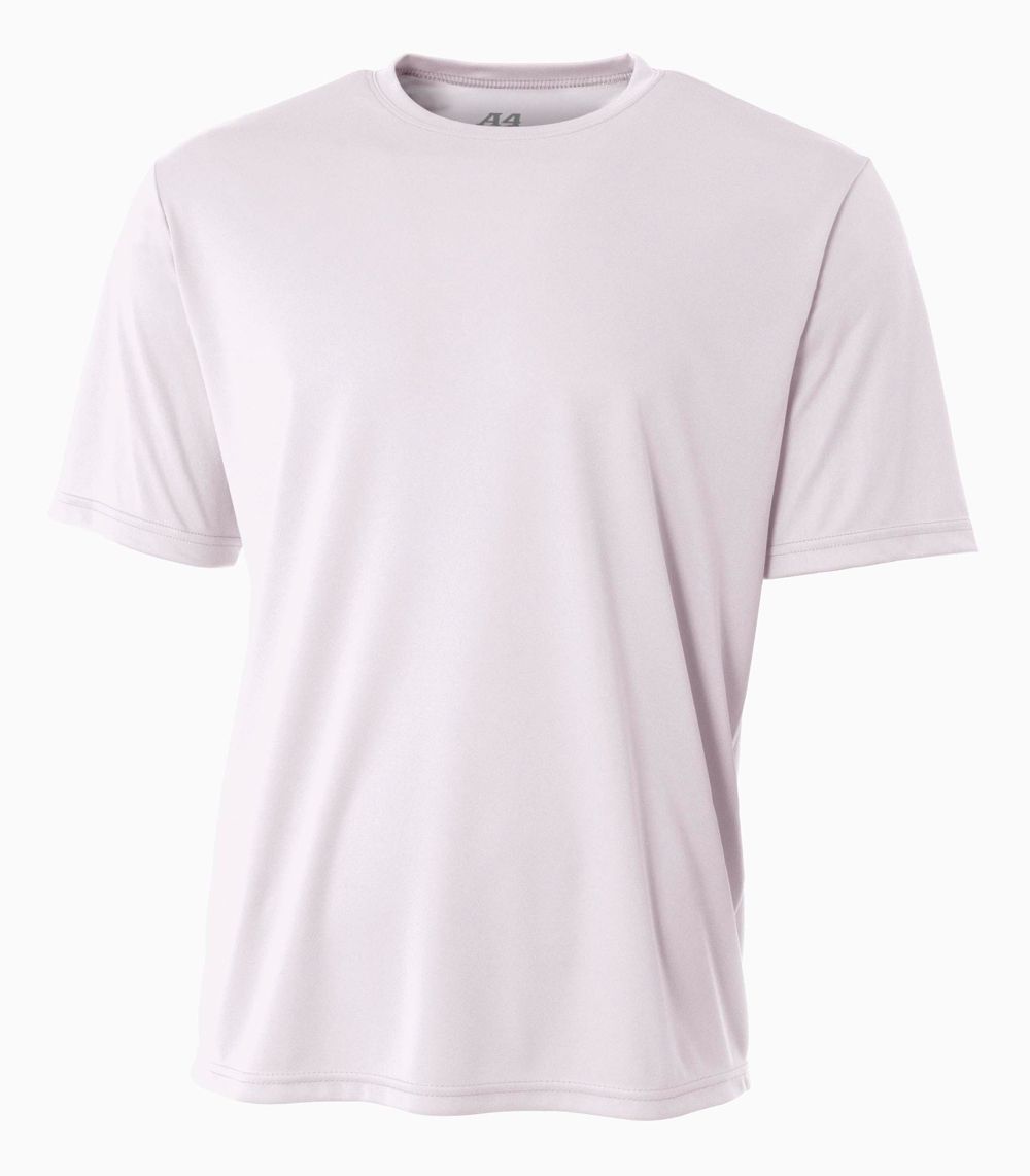 A4 Cooling Performance Crew Training Jersey White Mens XSmall - Third Coast Soccer