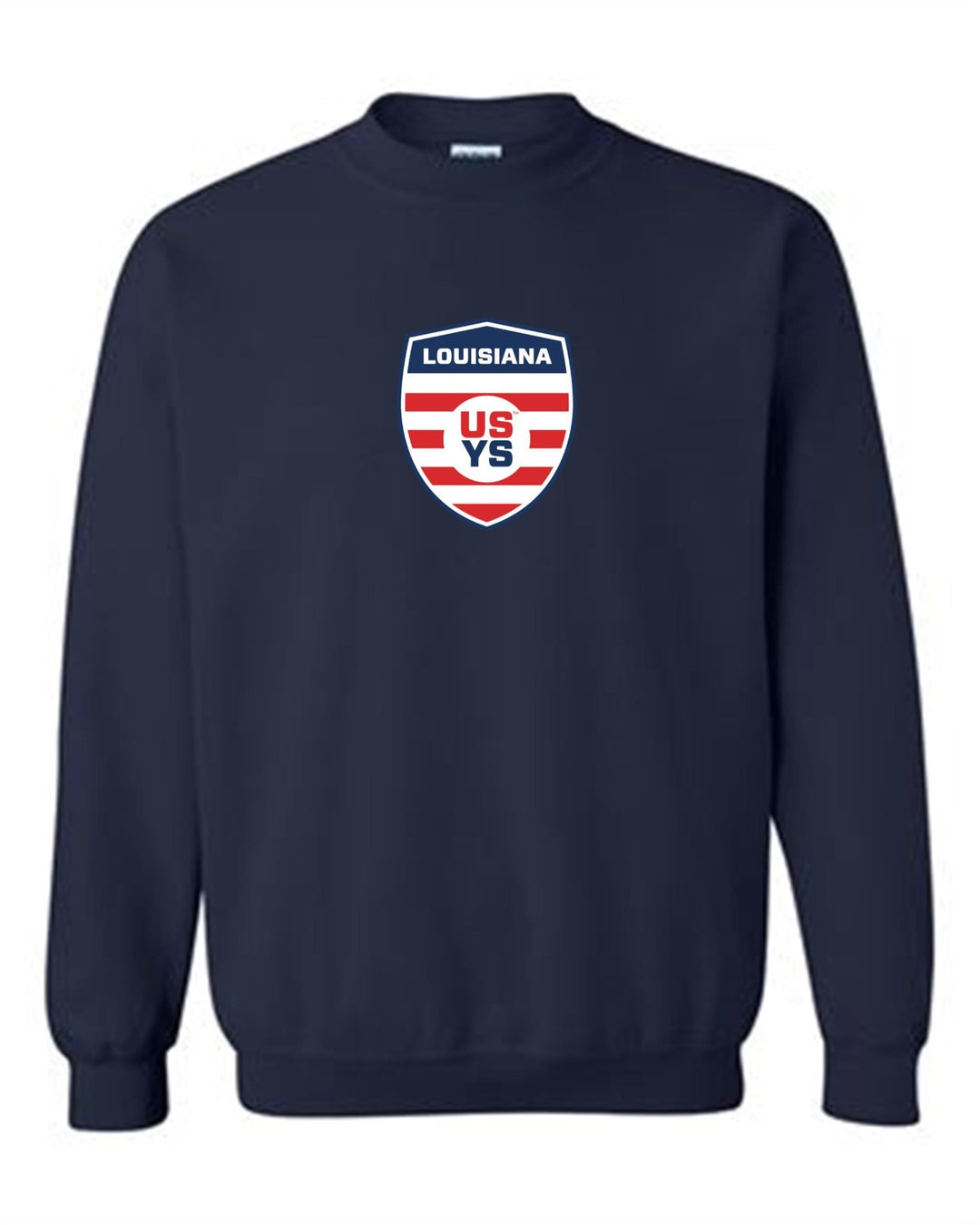 Louisiana Select USYS Crewneck Sweatshirt LA ODP Spiritwear Navy Youth Small - Third Coast Soccer