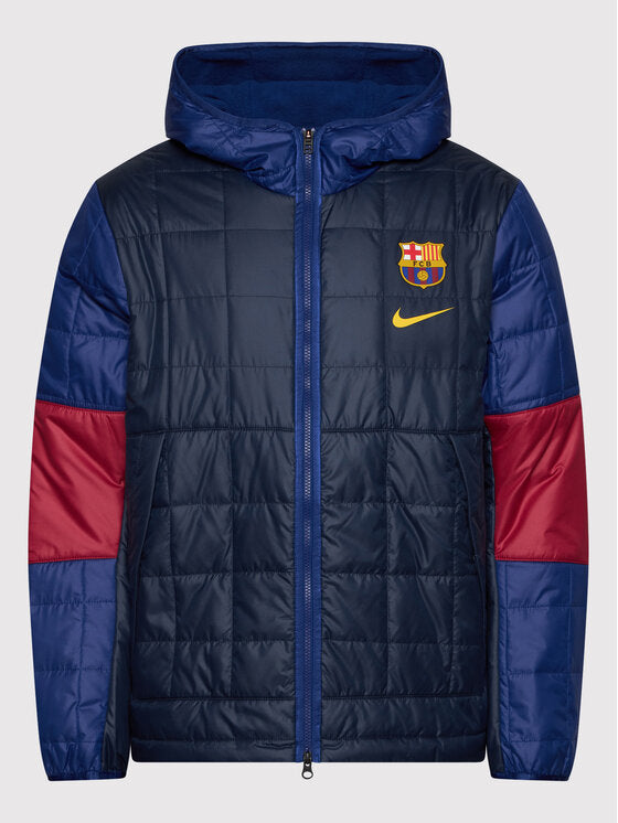 Nike FC Barcelona Synthetic-Fill Fleece Jacket Club Replica   - Third Coast Soccer