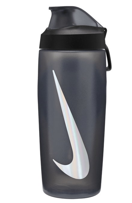 Nike Refuel Bottle 24OZ With Locking Lid - Anthracite/Black/Silver Drinkware   - Third Coast Soccer