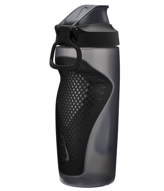 Nike Refuel Bottle 24OZ With Locking Lid - Anthracite/Black/Silver Drinkware   - Third Coast Soccer