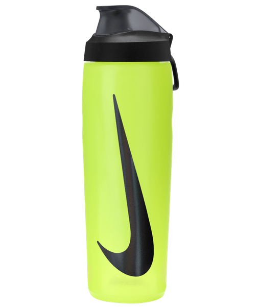 Nike Refuel Bottle 24OZ With Locking Lid - Volt/Black Drinkware   - Third Coast Soccer