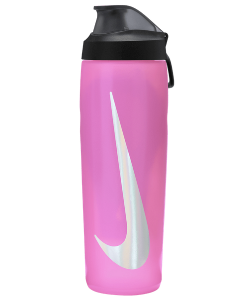 Nike Refuel Bottle 24OZ With Locking Lid - Pink Spell/Black Drinkware   - Third Coast Soccer